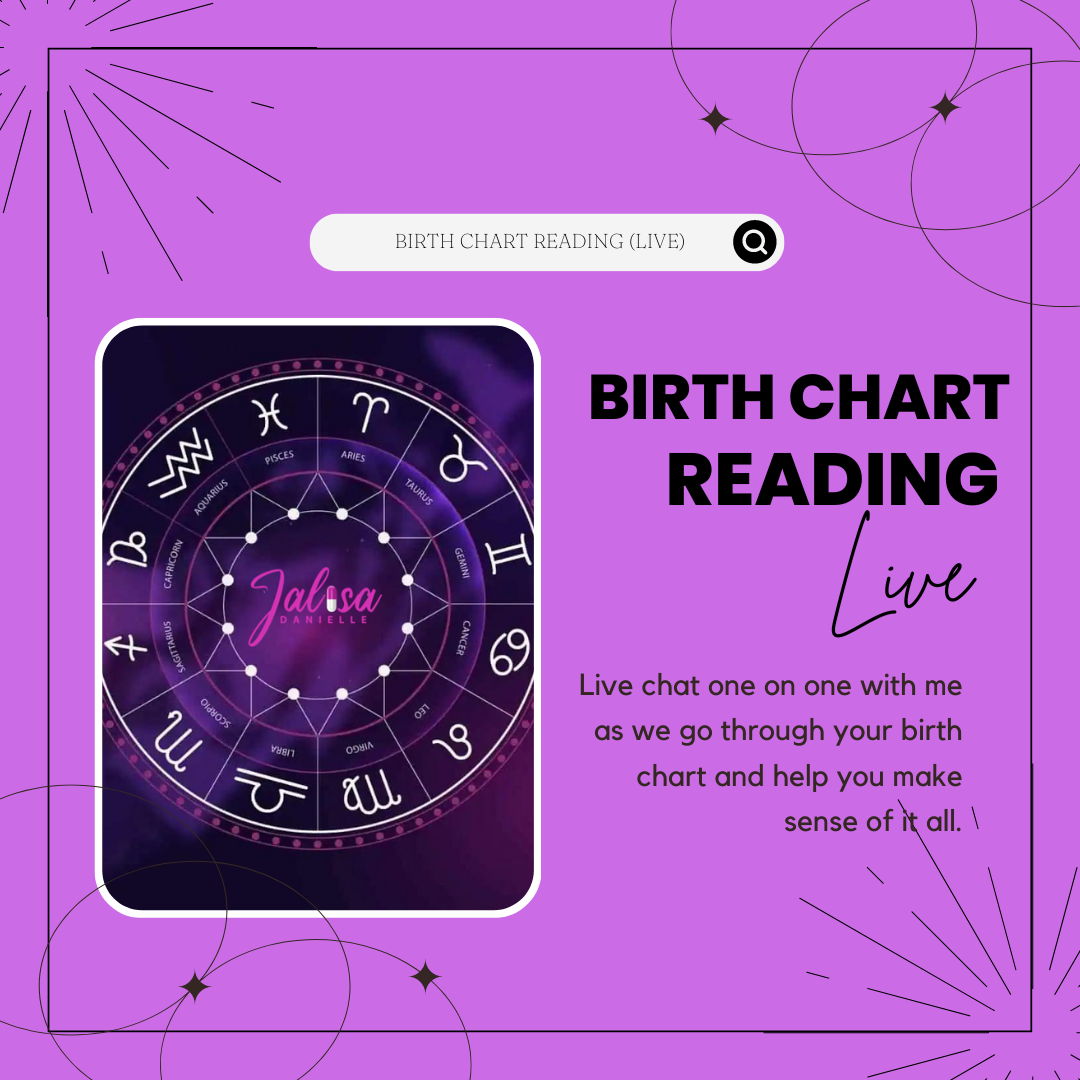 B. FULL NATAL CHART READING (LIVE 90 MINUTES) + RECORDING